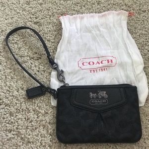 Coach mini clutch